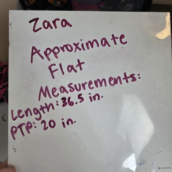 Zara Black Boxy Neutral Minimalist Contemporary Casual Mini Dress Size Large - Picture 6 of 6